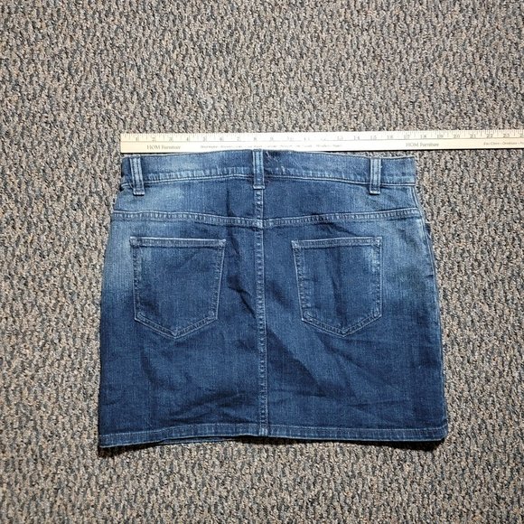Gap Stretch Denim Mini Skirt Size 12 - Picture 9 of 9